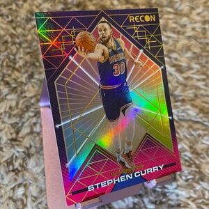 2021-22 STEPHEN CURRY Recon Holo Golden State Warriors Basketball Card #30